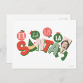 Buddy the Elf | Fa La Santa Briefkaart (Voorkant / Achterkant)