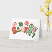 Buddy the Elf | Fa La Santa Kaart (Gele Bloem)