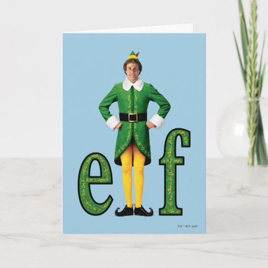 Buddy the Elf-filmlogo Kaart (Voorkant)