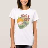 Buddy the Elf Good News! I Saw a Dog Today! T-shirt (Voorkant)