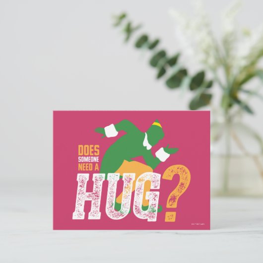 Buddy the Elf | Heeft iemand een Hug nodig? Briefkaart (Staand voorkant)