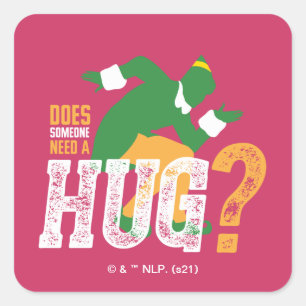 Buddy the Elf Heeft iemand een Hug nodig? Vierkante Sticker