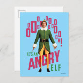 Buddy the Elf | He's an Angry Elf Briefkaart (Voorkant / Achterkant)