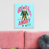 Buddy the Elf | He's an Angry Elf Canvas Afdruk (Insitu (Woonkamer))