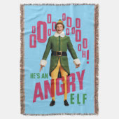 Buddy the Elf | He's an Angry Elf Deken (Voorkant Verticaal)