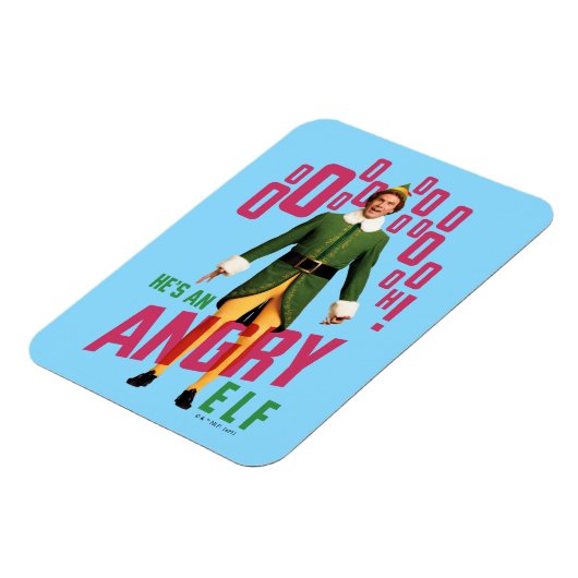 Buddy the Elf | He's an Angry Elf Magneet (Linkerzijde)