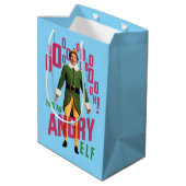 Buddy the Elf | He's an Angry Elf Medium Cadeauzakje (Achterkant Gekanteld)