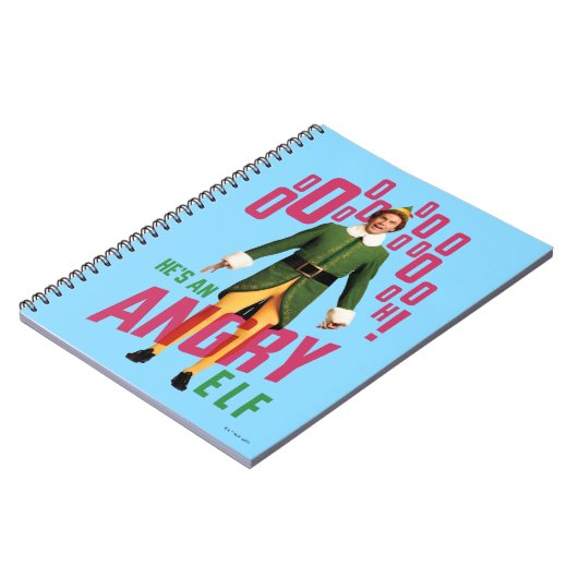 Buddy the Elf | He's an Angry Elf Notitieboek (Linkerzijde)
