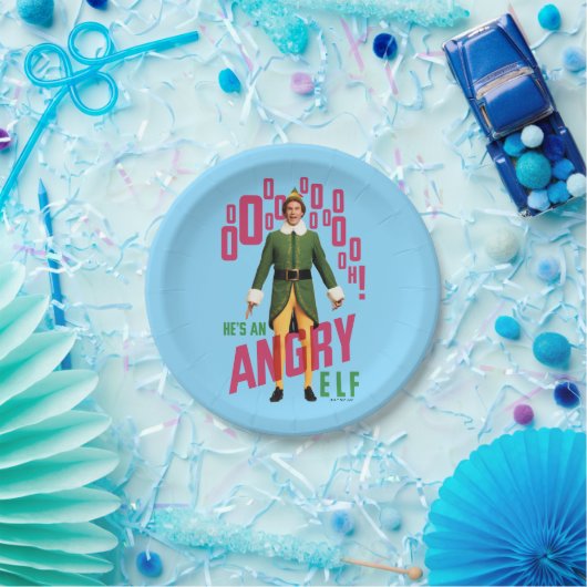 Buddy the Elf | He's an Angry Elf Papieren Bordje (Feest)