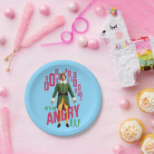 Buddy the Elf | He's an Angry Elf Papieren Bordje (Feest)