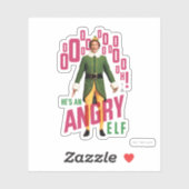 Buddy the Elf | He's an Angry Elf Sticker (Vel)