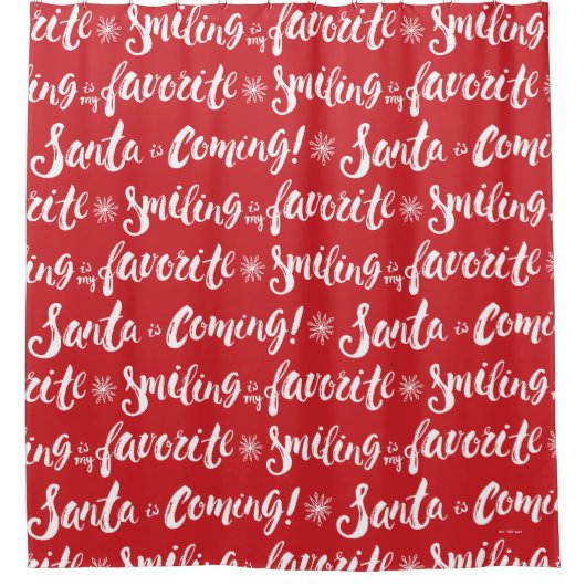 Buddy the Elf | Het glimlachen is mijn favoriete p Douchegordijn (Voorkant)