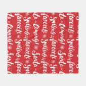 Buddy the Elf | Het glimlachen is mijn favoriete p Fleece Deken (Voorkant (Horizontaal))