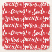 Buddy the Elf | Het glimlachen is mijn favoriete p Kartonnen Onderzetters (Voorkant)