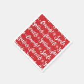 Buddy the Elf | Het glimlachen is mijn favoriete p Servet (Hoek)