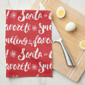 Buddy the Elf | Het glimlachen is mijn favoriete p Theedoek (Quarter Fold)