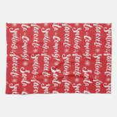 Buddy the Elf | Het glimlachen is mijn favoriete p Theedoek (Horizontaal)