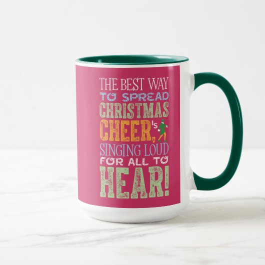 Buddy the Elf | Kerst Cheer Quote Mok (Rechts)