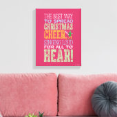 Buddy the Elf | kerstcitaat Canvas Afdruk (Insitu (Woonkamer))