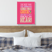 Buddy the Elf | kerstcitaat Canvas Afdruk (Insitu (Slaapkamer))