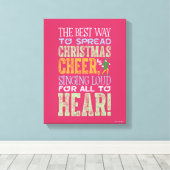 Buddy the Elf | kerstcitaat Canvas Afdruk (Insitu (Houten vloer))