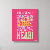 Buddy the Elf | kerstcitaat Canvas Afdruk (Voorkant)