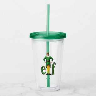 Buddy the Elf Movie Logo Acryl Drinkbeker