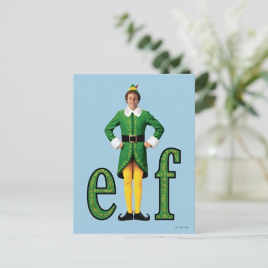 Buddy the Elf Movie Logo Briefkaart (Staand voorkant)