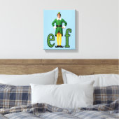 Buddy the Elf Movie Logo Canvas Afdruk (Insitu (Slaapkamer))