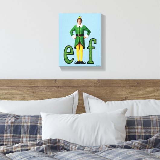 Buddy the Elf Movie Logo Canvas Afdruk (Insitu (Slaapkamer))