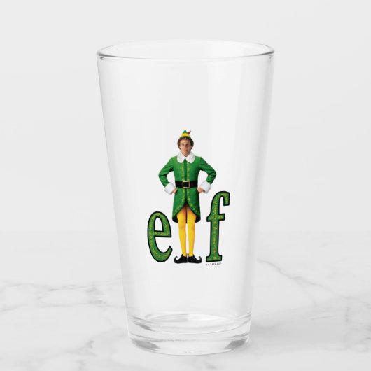 Buddy the Elf Movie Logo Glas (Voorkant)