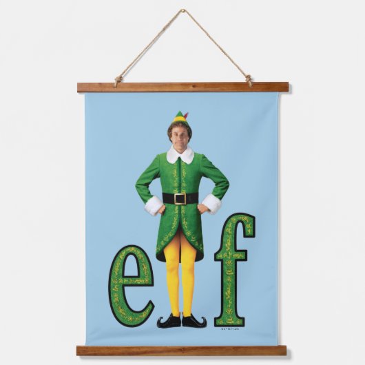 Buddy the Elf Movie Logo Hangend Wandkleed (Voorkant)