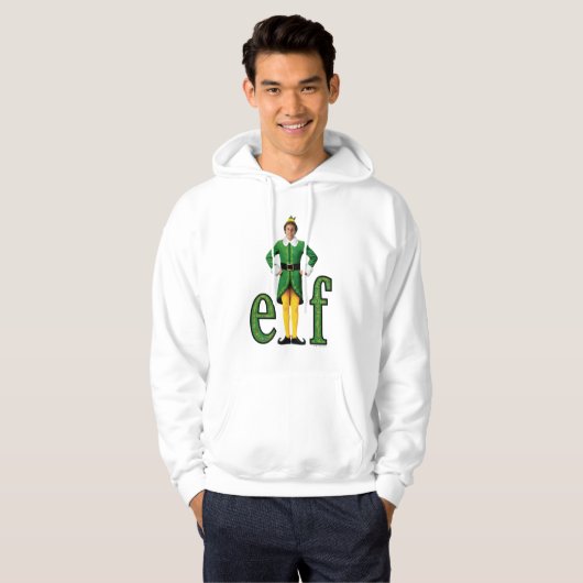 Buddy the Elf Movie Logo Hoodie (Voorkant volledig)