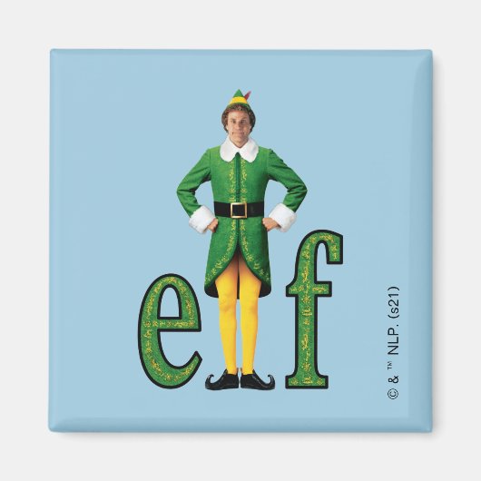 Buddy the Elf Movie Logo Magneet (Voorkant)
