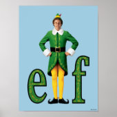 Buddy the Elf Movie Logo Poster (Voorkant)