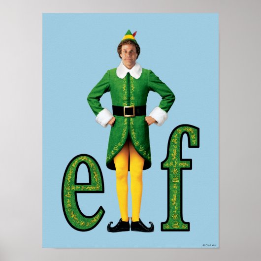 Buddy the Elf Movie Logo Poster (Voorkant)