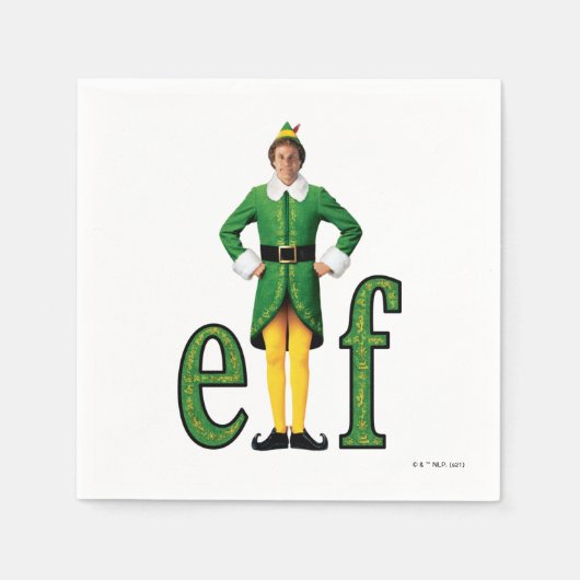 Buddy the Elf Movie Logo Servet (Voorkant)