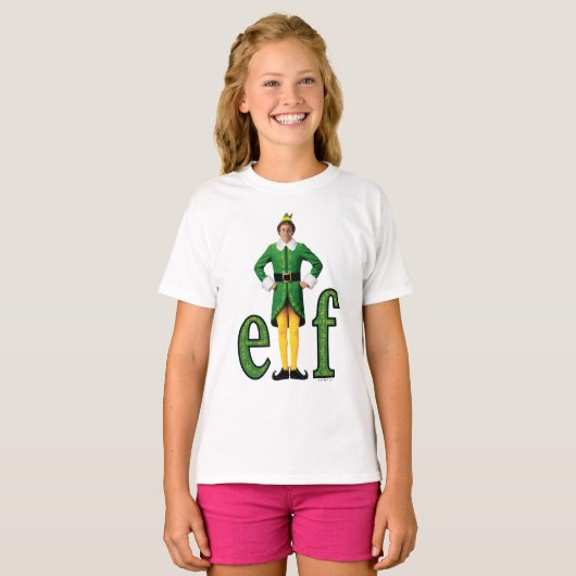 Buddy the Elf Movie Logo T-shirt (Voorkant volledig)