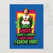 Buddy the Elf | OMG! Kerstman. Briefkaart (Voorkant)
