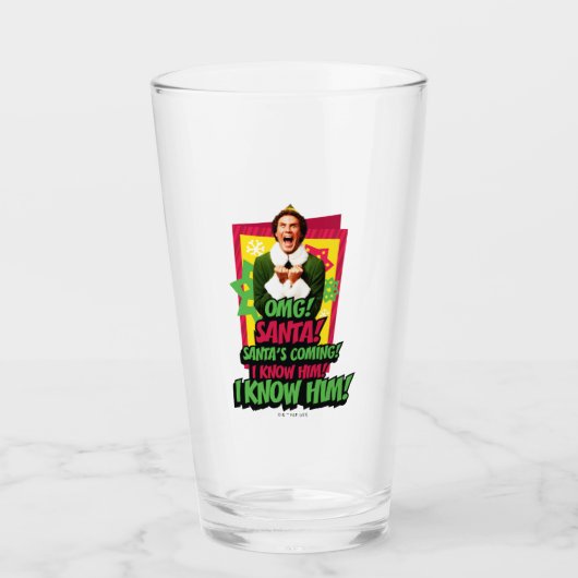 Buddy the Elf | OMG! Kerstman. Glas (Voorkant)