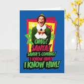 Buddy the Elf | OMG! Kerstman. Kaart (Gele Bloem)