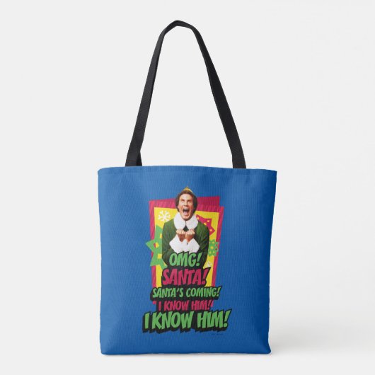 Buddy the Elf | OMG! Kerstman. Tote Bag (Achterkant)