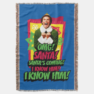 Buddy the Elf   OMG! Santa! Deken