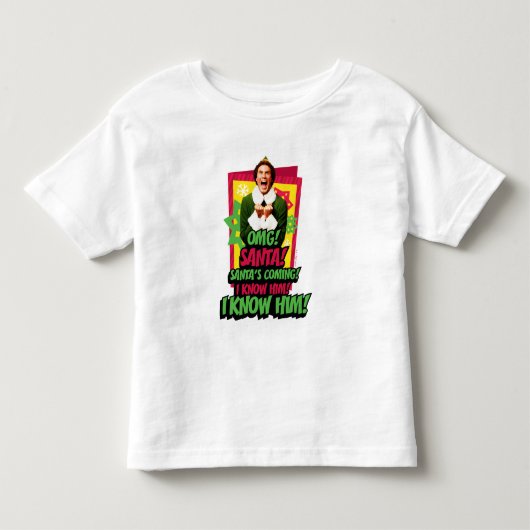 Buddy the Elf | OMG! Santa! Kinder Shirts (Voorkant)