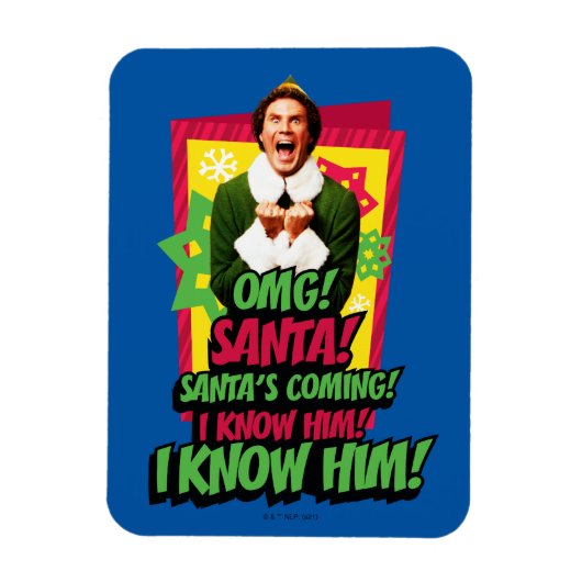 Buddy the Elf | OMG! Santa! Magneet (Verticaal)