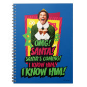 Buddy the Elf | OMG! Santa! Notitieboek (Voorkant)