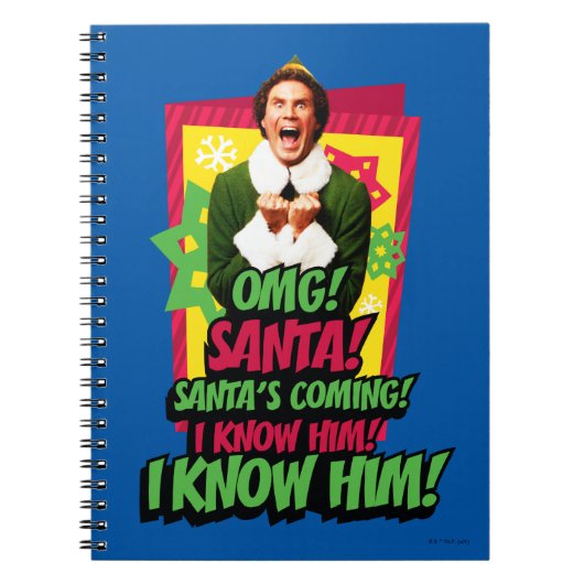 Buddy the Elf | OMG! Santa! Notitieboek (Voorkant)
