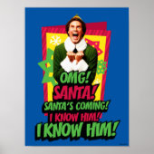 Buddy the Elf | OMG! Santa! Poster (Voorkant)