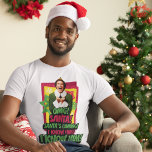 Buddy the Elf | OMG! Santa! T-shirt<br><div class="desc">This graphic features Buddy the Elf and the quote,  "OMG! Santa! Santa's Coming! I know him! I know him!"</div>