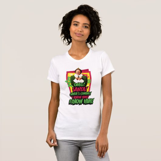 Buddy the Elf | OMG! Santa! T-shirt (Voorkant volledig)